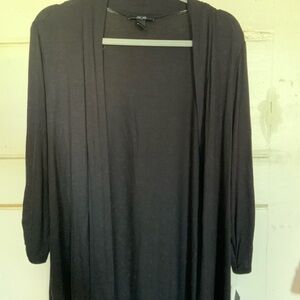 AGB Black Women's Cardigan Sweater